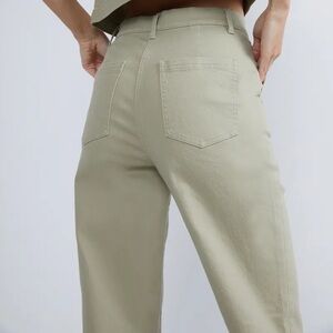 *BRAND NEW* OAK + FORT Straight Leg Twill Pant